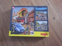 HABA 3 Puzzle Feuerwehr, Polizei, Rettungseinsatz 48 Teile 3€ Duisburg - Röttgersbach Vorschau