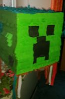 Minecraft Pinata Würfel 30 cm personalisierbar inkl. Baden-Württemberg - Görwihl Vorschau