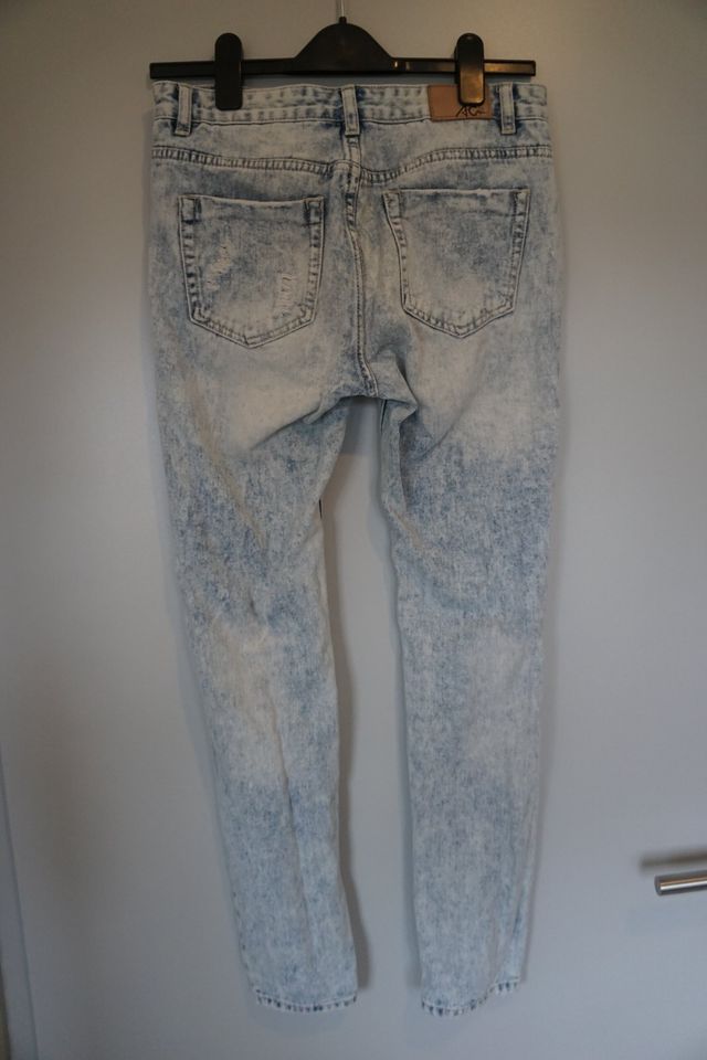 AC Boyfriend Jeans Gr. XS Washed Optik mit Löchern in Herxheim bei Landau/Pfalz