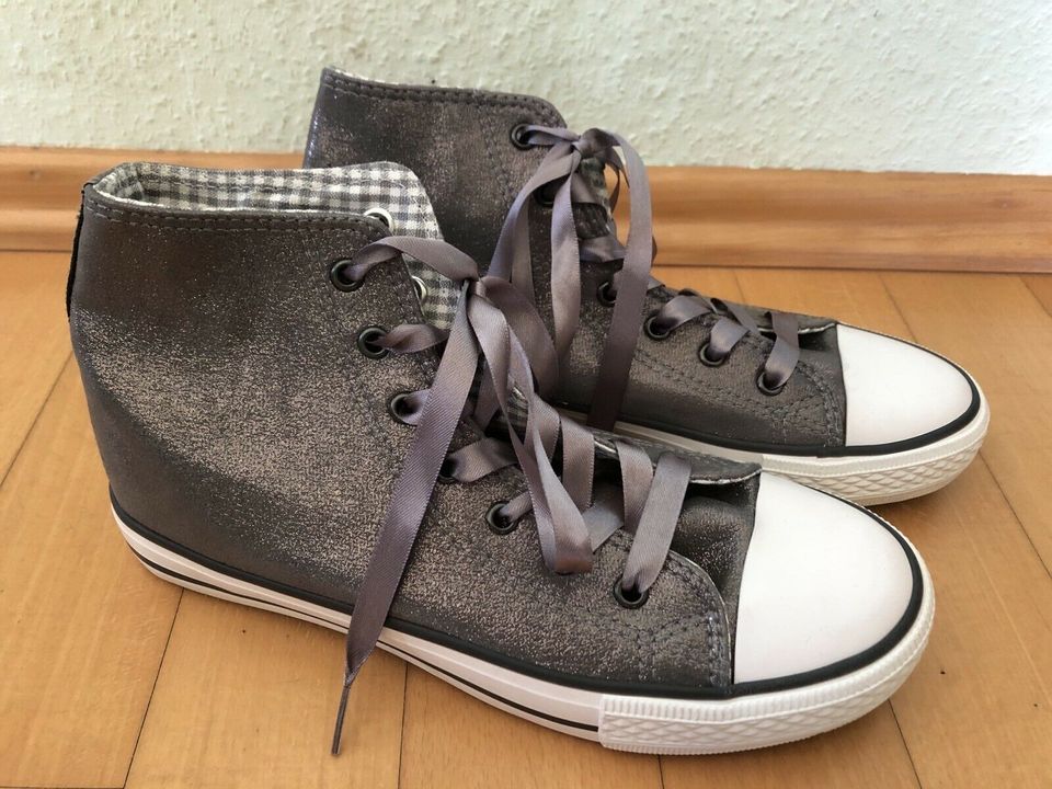 Canvas Schuhe Sneaker grau Gr. 36 in Groß-Zimmern