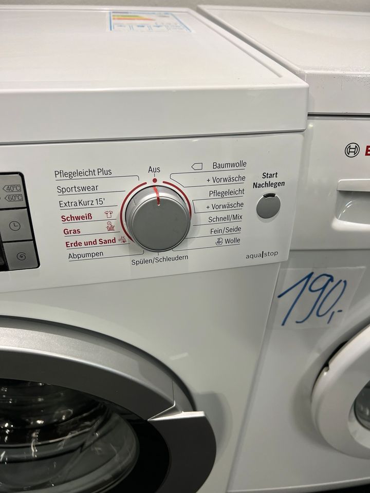 BOSCH Waschmaschine 8Kg 1 JAHR Gewährleistung + Lieferung ✅ in Peine