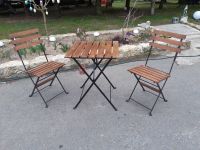 Balkonset Bistro Set 3 teilig Akazienholz Klappbar Metall Sachsen - Bad Gottleuba-Berggießhübel Vorschau