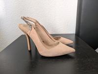 Zara Damen Pumps High Heels Stilettos 11 cm Beige 38 Nordrhein-Westfalen - Gelsenkirchen Vorschau