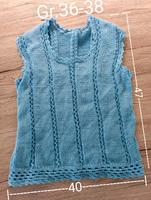 Hand-Made Strick Top/Pollunder Gr. 34-38 hellblau Neu Hessen - Ginsheim-Gustavsburg Vorschau