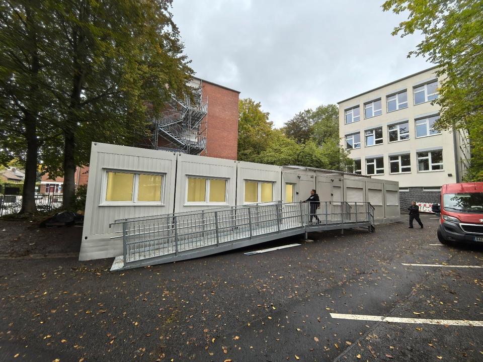 Schulcontainer, Klassenzimmer aus Containern, Containeranlage NEU in Hamburg