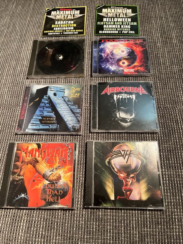 Manowar, Van Halen, Airbourne ec.8 CD in Holzgerlingen