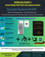 NEOOM 10 kW Photovoltaik Anlage + 9,6 kWh Speicher | Solaranlage 2.0 | Schlüsselfertig | Niedersachsen - Lingen (Ems) Vorschau