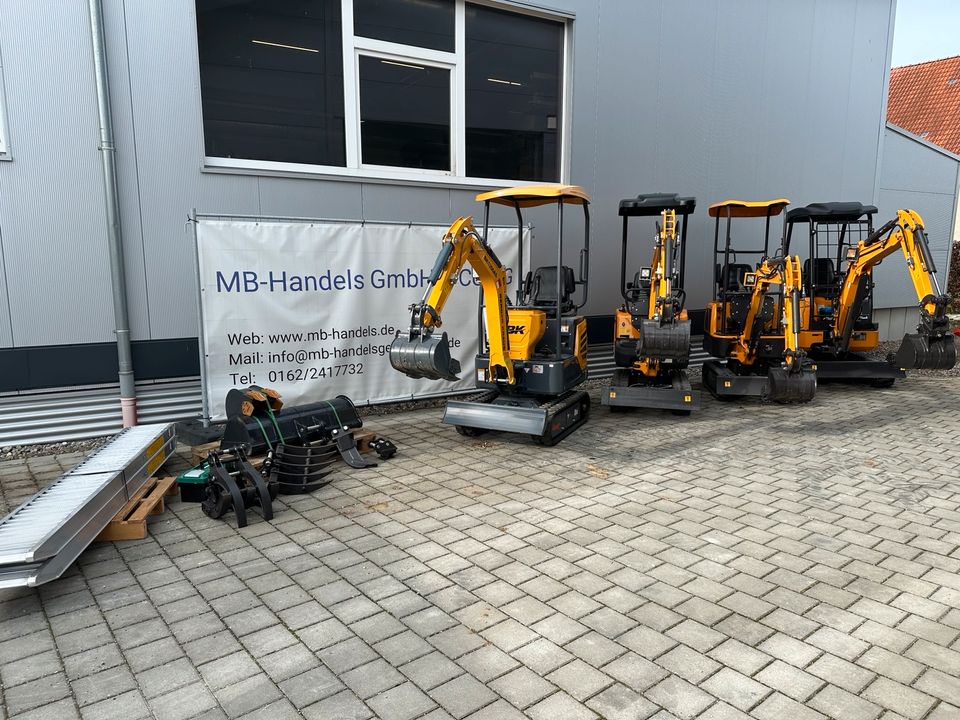 Minibagger Berger Kraus 850AS Neufahrzeug Schwenkarm in Neu Ulm