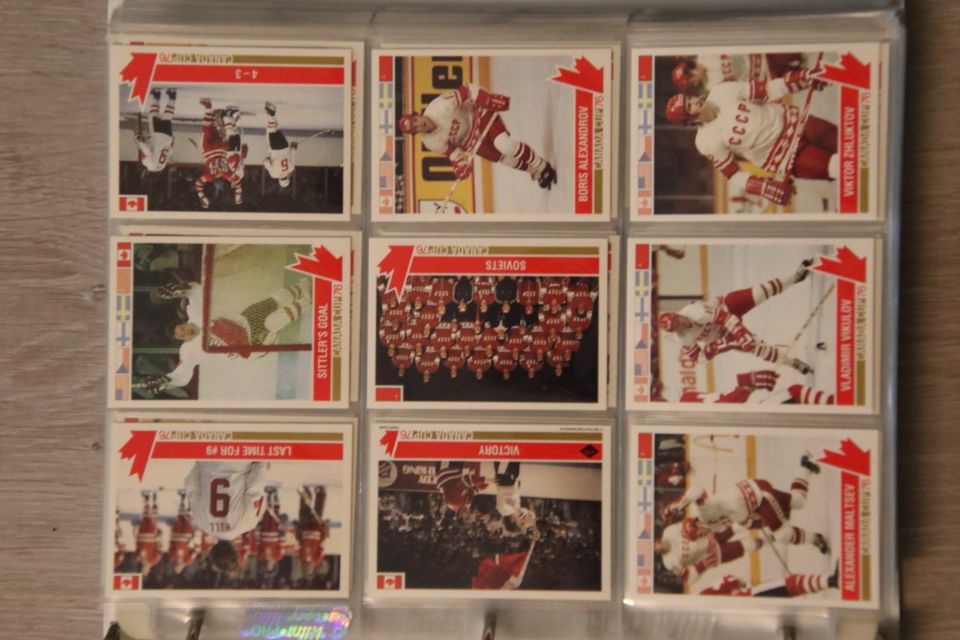 Playercards Eishockey Canada-Cup 76 in Essen
