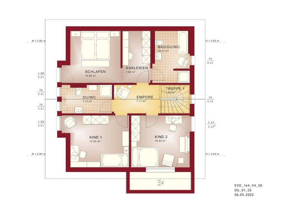 Bestpreisgarantie bei Bien-Zenker - Grundstück mit Bien-Zenker Einfamilien Haus EVO164 in Bonndorf