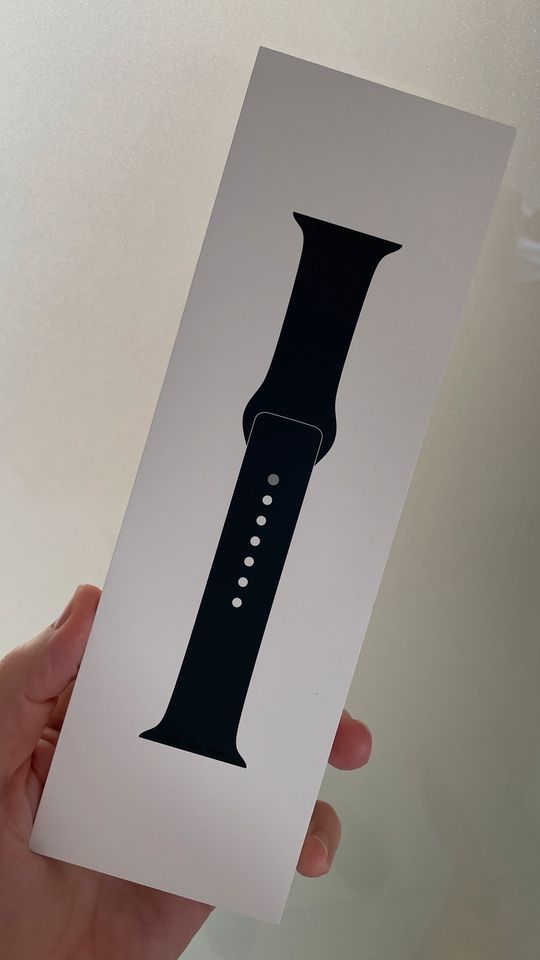 Sportarmband Apple Watch neu schwarz 45mm M/L in Schorndorf