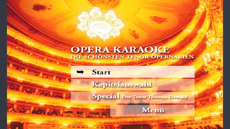 Karaoke DVD Opera Mozart Verdi Wagner Puccini Walküre Toska Aida in Hamburg