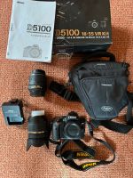 Nikon DS 5100 inkl. 2 Objektive, Akku, Ladegerät und Tasche Leipzig - Stötteritz Vorschau
