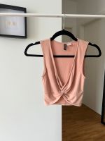 H&M Crop Top Nude blogger Party Outfit Sommer Damen XS Bayern - Gröbenzell Vorschau