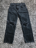 ASOS Design Jeans Hose Risse Löcher Knöpfe Gr. 28/30 schwarz Top Hessen - Hanau Vorschau