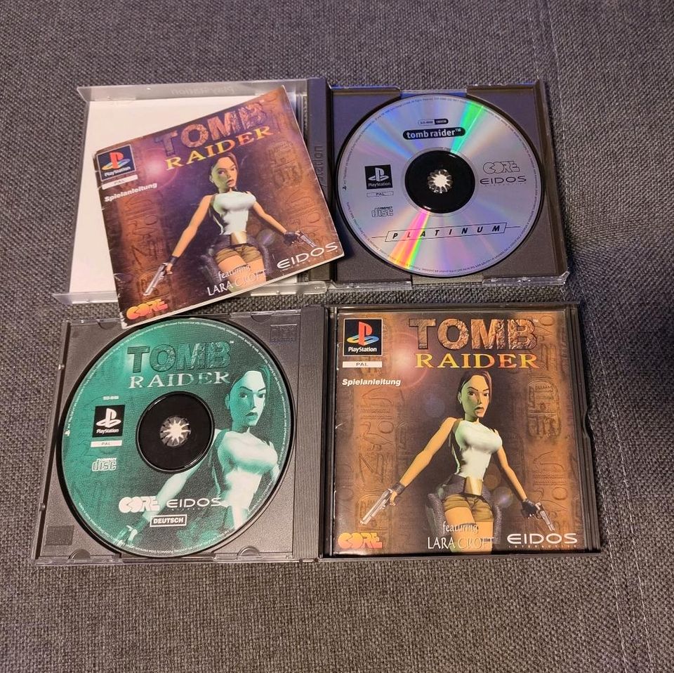 ⚠️ Tomb Raider PS1 Teil 1 2 3 4 5 II III IV V Playstation 1 Cover in Lindlar