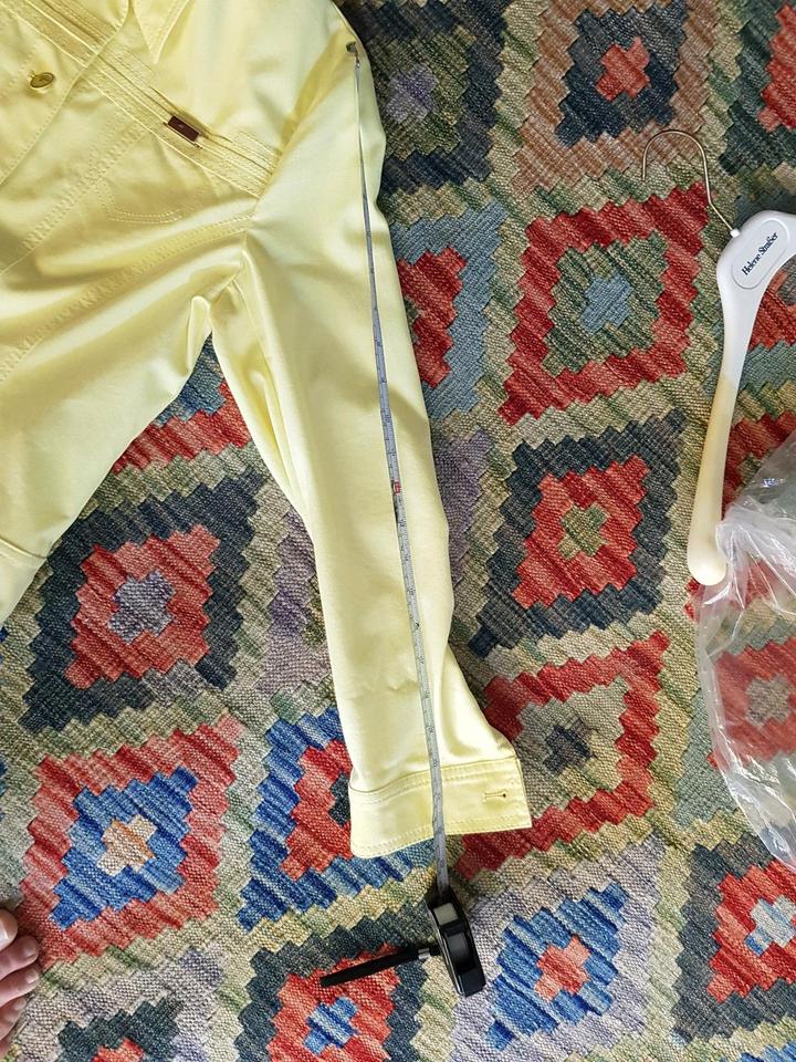 Choice leichte Sommerjacke in Jeansjackenform 36/38 gelb in Gundelfingen