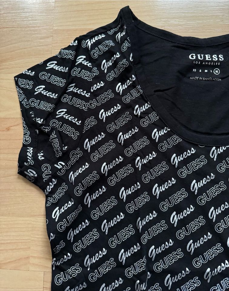 T-Shirt von Guess für Damen,Gr.XL,schwarz,Neuwertig in Sprockhövel