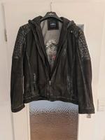 Herrenjacke Gr. 54 Leder, mit Kapuze, Outdoor, Bayern - Germering Vorschau