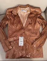 Blazer aus Pailletten Neu/Braun/NP.ca.90€/ Gr.XS/Zara Berlin - Schöneberg Vorschau