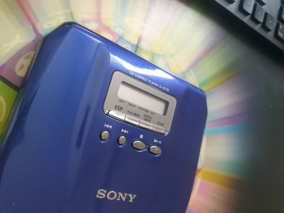 Sony Discman ESP2 D-E775 1998 Blue in Koblenz