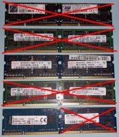 RAM Speicher verschiedene für Notebook DDR 3 10600 Niedersachsen - Dörverden Vorschau