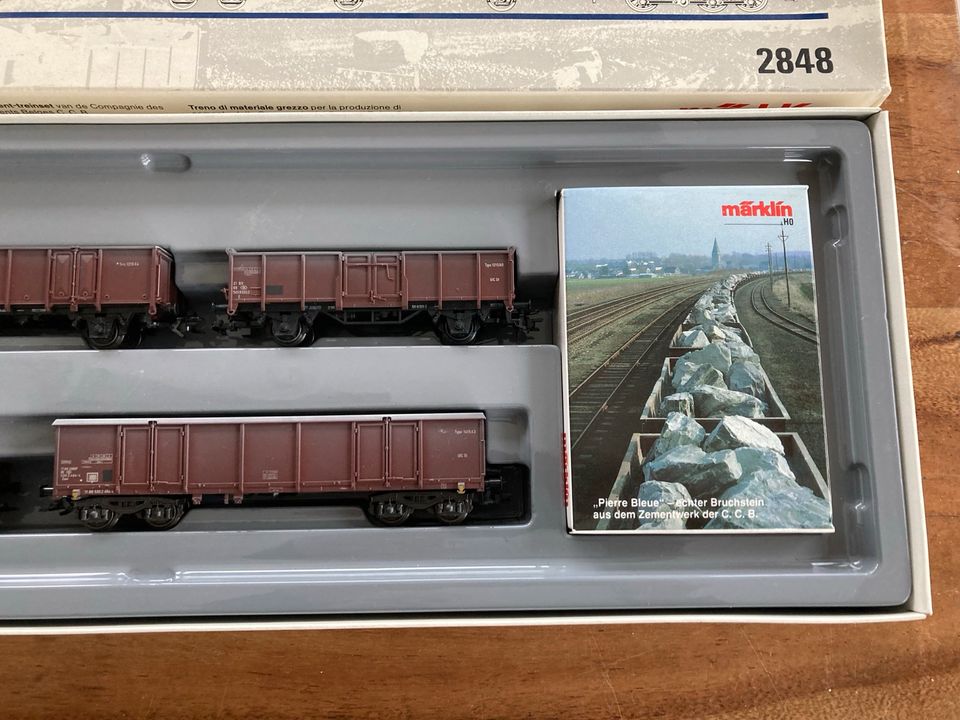 Märklin H0 2848 Rohmaterial Zug Zugpackung Set in Brackenheim