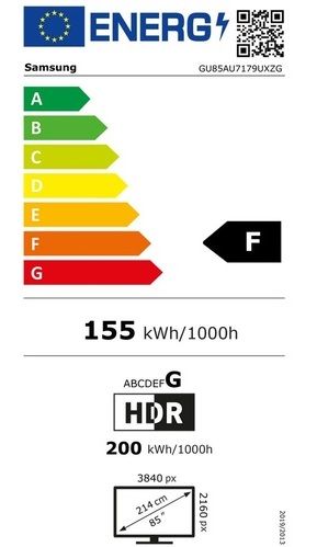 85 Zoll Samsung GU85CU7179 Riesen SmartTV 214 cm Crystal UHD 4K in Korschenbroich