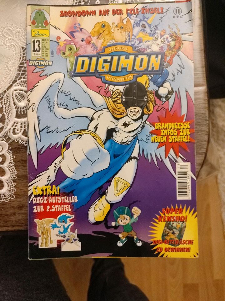 Digimon Comics Heft. Nr.4 mit Card in Schmelz