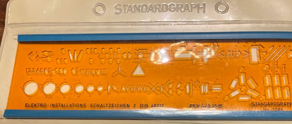 Standardgraph Elektrotechnik Lineale 3x in Spiesen-Elversberg