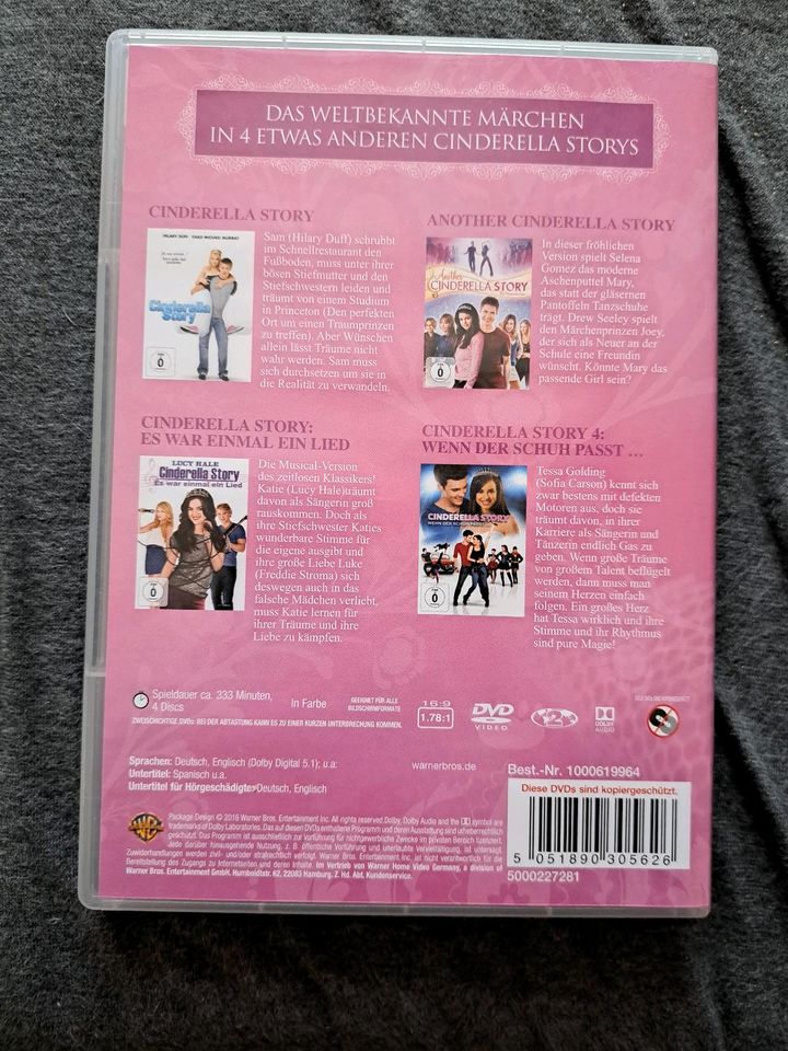 4 verschiedene Cinderella storys auf DVD in einer Box in Georgsmarienhütte