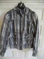 leichte Damenjacke Blouson Gr. M Polar Bear grau-kariert Bayern - Großmehring Vorschau