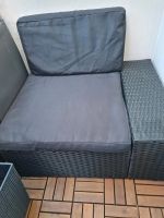 Loungesofa mit Armlehne Poly Rattan schwarz 78,5x 65,5 Hamburg-Mitte - Hamburg Borgfelde Vorschau