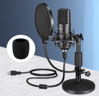 USB-Mikrofon und Podcast-Mikrofon für Laptop, Gaming-Mikrofon Hessen - Mühltal  Vorschau