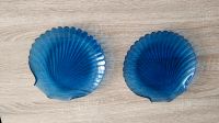 2 blaue Muschelschalen aus Glas Mecklenburg-Vorpommern - Ueckermuende Vorschau