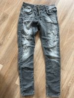 Please Boyfriend Jeans grau XS S destroyed biker PLE-15-6184 Rheinland-Pfalz - Roxheim Vorschau