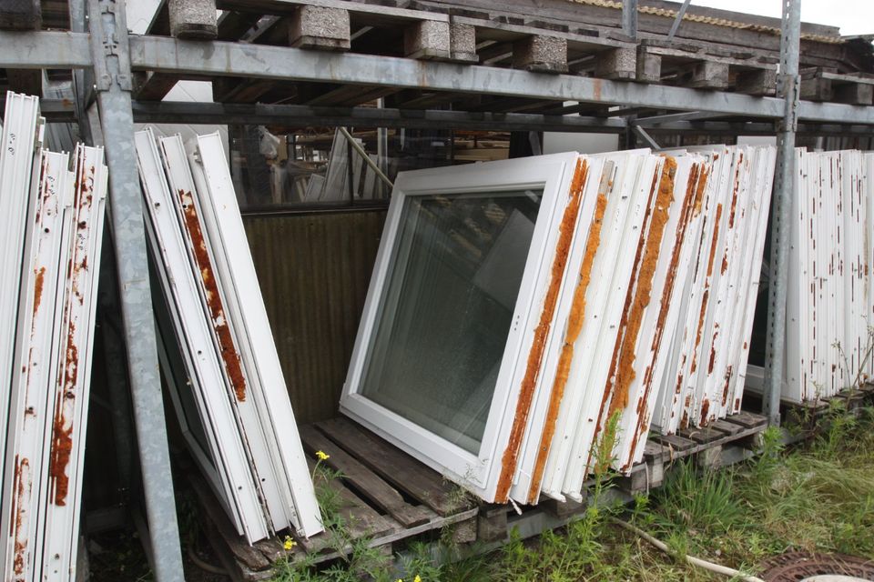 Fenster Kunststoff gebraucht ca. BxH 117 x 123 cm, 122 x 130 cm in Voerde (Niederrhein)