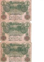 Reichsbanknote (1910)   Geldschein  Einhundert Markt (21.04.1910) Niedersachsen - Seevetal Vorschau