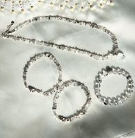 Handgefertigte Herkimer Diamant-Halskette und -Armband Nordrhein-Westfalen - Hürth Vorschau