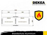 Schaufenster 1980 x 680 mm Brandschutz Fenster Ladenfenster Hallefenster F30 Dreifachverglasung Feuerschutz Aluminiumfenster nach Maß Festverglasung Industriefenster Dresden - Wilsdruffer Vorstadt/Seevorstadt-West Vorschau