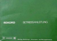 Betriebsanleitung mit Schaltplan OPEL REKORD Baujahr 1976 Bayern - Ehingen Mittelfr Vorschau