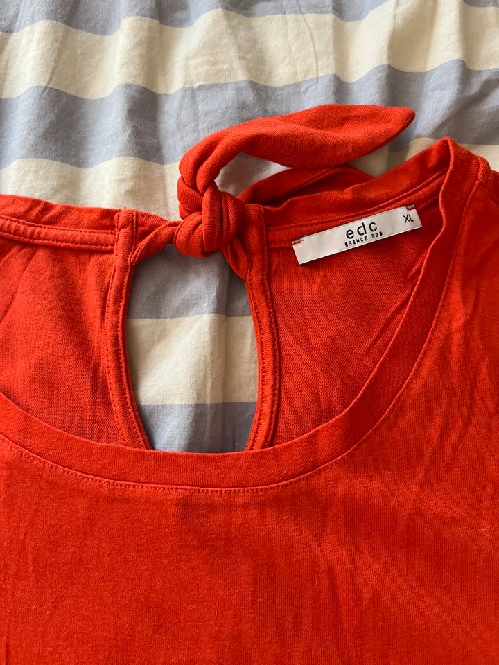 T Shirt orange Schleife 42 Esprit in Köln