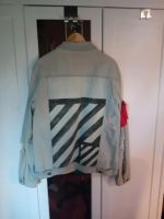 424 Fairfax Jeans Jacke Off White Print Brandenburg - Rüdersdorf Vorschau