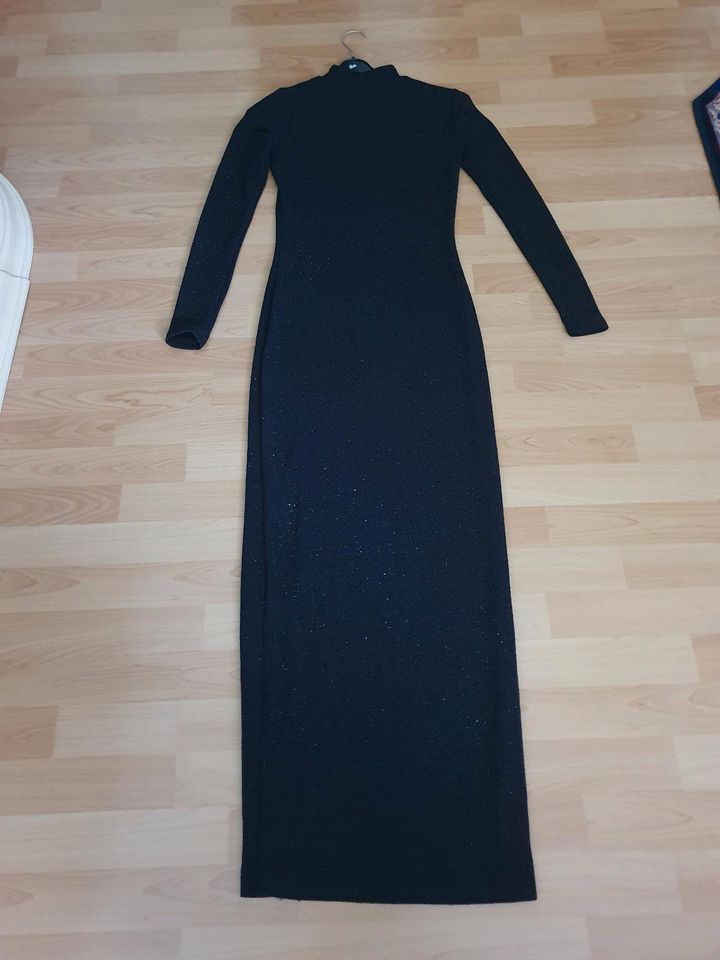 GINA TRIKOT DAMENKLEID LANG FESTLICHES KLEID  STEHKRAGEN  GR. XS in Wuppertal