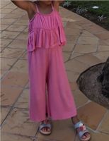 Zara Einteiler/Jumpsuit Gr. 110 pink Hessen - Rodgau Vorschau