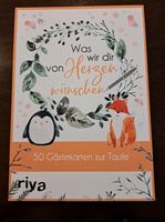 25 Gästekarten für die Taufe / Taufbuch Baden-Württemberg - Merzhausen Vorschau