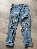 Jeans H&M Löcher Damen 38 M Boyfriend Low Waist Hessen - Linsengericht Vorschau