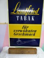 Emaille-Schild Landfried Tabak & Zubehör Baden-Württemberg - Dettingen an der Erms Vorschau