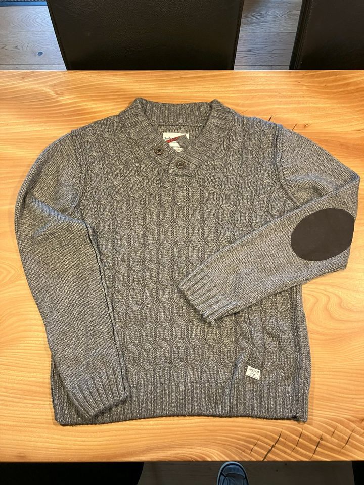 Sehr schön erhaltenener Denim & Co. Pullover Größe XL grau in Bichl