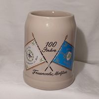 Bierkrug 100 Jahre Feuerwehr Molfsee 1889-1964 Mecklenburg-Strelitz - Landkreis - Burg Stargard Vorschau